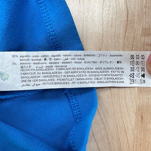 Zara Blue Spaghetti Strap Bodycon Mini Dress Womens Size Small - Picture 8 of 9